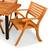 7-Piece Acacia Patio Dining Set with Iron Legs 6 thumbnail
