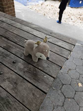 Found, stuffed reindeer toy (Arlington)64041372264579121