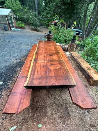 Redwood black walnut cedar Japanese zelkova - materials - by
