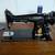 1945 Singer 201-2 Sewing Machine in Art Deco Mahogany Cabinet 1 thumbnail