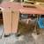Vtg rose pink Kayline nail tech station table on wheels w/ drawers 1 thumbnail
