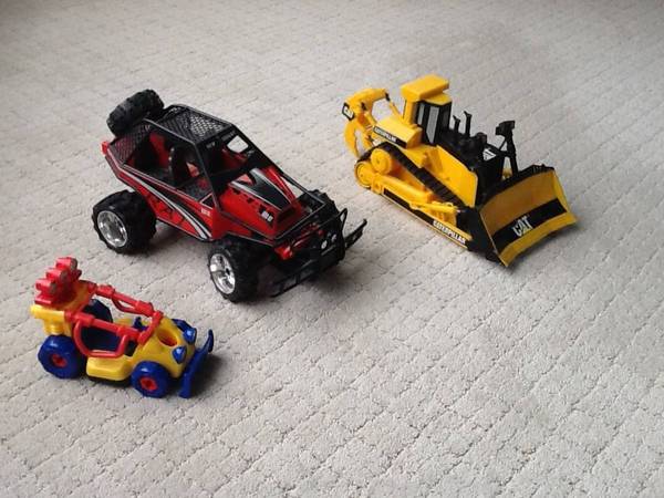 Toy Trucks, Dune Buggy, Bulldozer 1