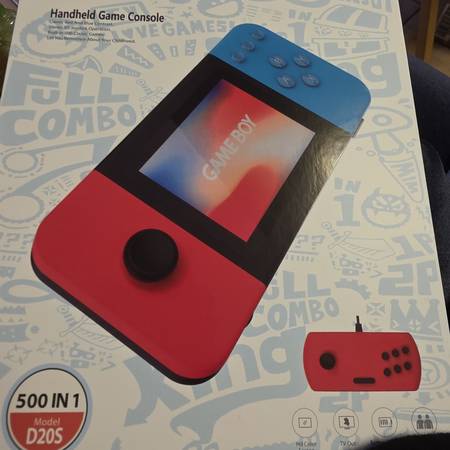 New 500 games game console 1