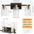 Vanity Lights for Bathroom, 3 Lights with Glass Cover 3 thumbnail