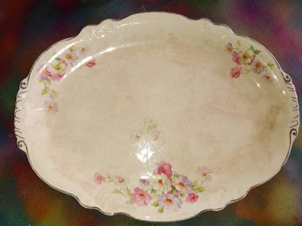Homer Laughlin "Virginia Rose" Fine China Platter 1