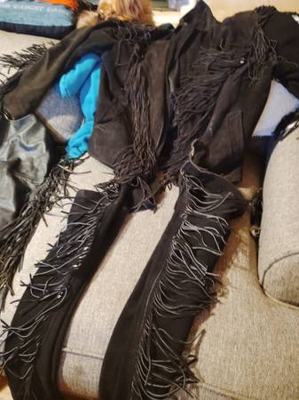 Woman's leather and suede 1