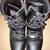 Vulcan V117 Men's Rage Black Motorcycle Riding Leather Boots 1 thumbnail