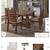 Dining set with 6 chairs and two leafs wood table free delivery 13 thumbnail