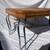 Vintage Mid-Century Chrome Dining Table – Solid Wood + Leaf – Restored 2 thumbnail