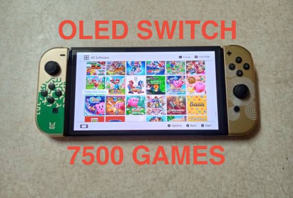 Nintendo Switch OLED/MODEL with 120 Popular Switch Games 1