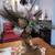 Pair of 2 Ceramic Cornucopia Fall Artificial Arrangement Table Decor A 3 thumbnail