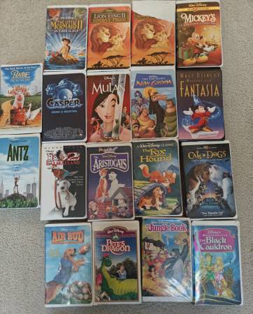 VHS ( Disney and Actions) 1