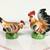 Vintage "Rooster and Hen" Salt and Pepper Shaker Set - Japan 1 thumbnail