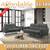 2 Pcs Top Grain Leather Sofa & Loveseat Set 4 thumbnail
