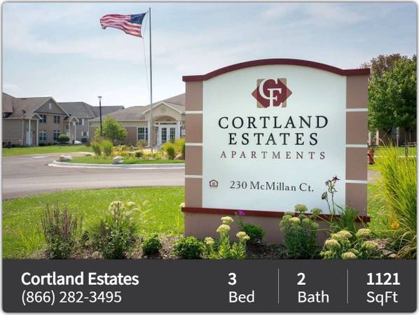 $1,491 / 3br - 1121ft2 - Enjoy a 3 BR / 2 BA surrounded by a tranquil natural setting (Cortland)63981972074755121