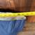 Large Sturdy Blue Storage Tote Circular Metal Handles. 6 thumbnail