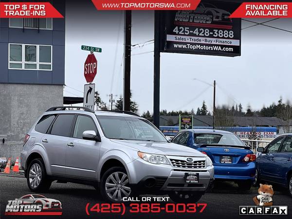 $90/mo - 2011 Subaru Forester 25X Premium AWDWagon 4A - $6,699 (23410 Highway 99, WA 98026)63442231464195121