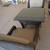 Rattan two chair with glass table top patio set 2 thumbnail