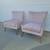 Pair of Pink Lounge Chairs 2 thumbnail
