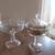 Cut Glass PEDESTAL bowls, vintage antique lid GLASS pcs 1 thumbnail