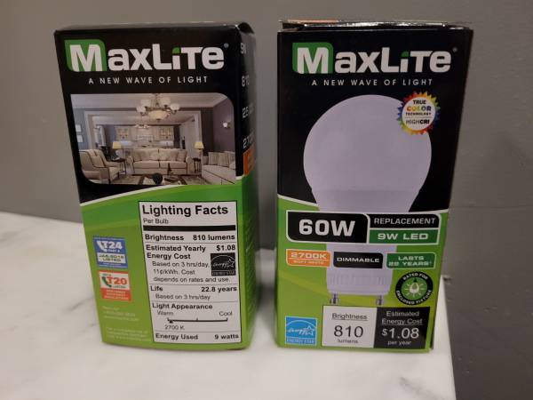 new 9W Led bulb - GU24 Base 1
