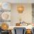 NEW - 1.8" Wide Single Light Rattan Pendant Light Hand-Woven 2 thumbnail