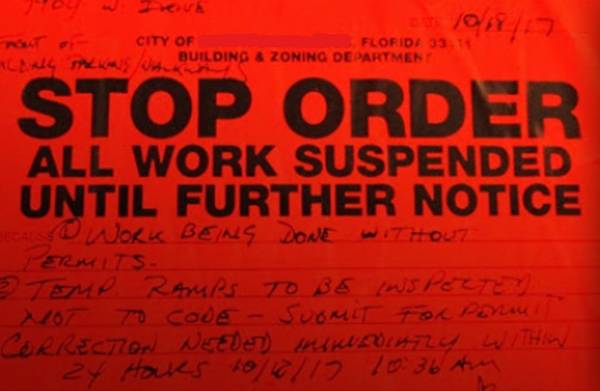City/County Violations / Stop Work Orders / Construction Permits Help 1