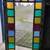 Multi Paned Textured Stained Glass Window 24" x  45" GA9759 5 thumbnail