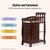 Crib and Changing Table with Drawers, Convertible into Toddler Bed 4 thumbnail