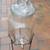 ALMOST 2' TALL Glass Tea/Lemonade or Water Container on metal stand 1 thumbnail