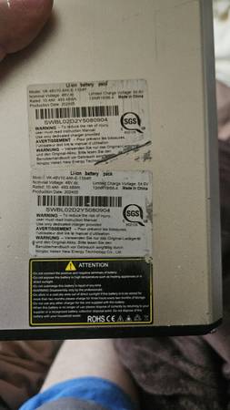 48 Volt Ebike Battery 1