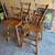 4 vintage oak bar stools 1 thumbnail