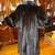 SALE! Ranch Mink Dark Brown/Black Dolman Sleeve maxi length coat 3 thumbnail