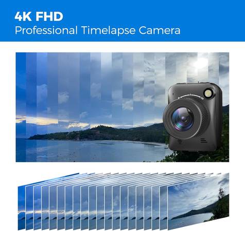 4K Time Lapse Camera (TL3000) 4.4⭐ – IP66 Outdoor 1