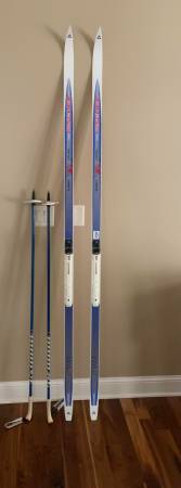 Cross Country Skis with poles 1