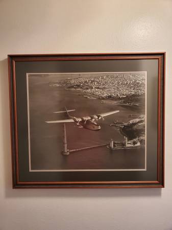 Framed Martin M-130 China Clipper Print 1