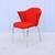 Contemporary Modern EOOS for Coalesse Capa Stackable Red Guest Chair 7 thumbnail
