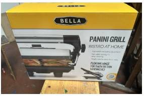 Bella Kitchen Bella Panini Grill Stainless Steel Floating Hinge 1