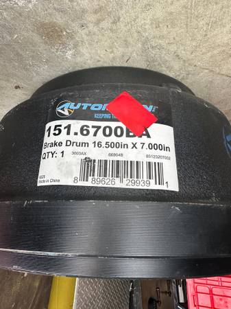 Medium Duty Truck Brake drums 16.500 X 7.00 1