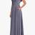XSCAPE Women Sz 4 Long gown dress silver party cocktail glitter NEW NW 14 thumbnail