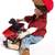 Danbury Mint Radio Flyer Porcelain Doll BILLY Little Red Wagon & Dog 12 thumbnail