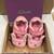 NIB Baby Shoes - Size 4: Pink Bunny Ears 3 thumbnail