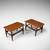 Pair of Mid-Century Modern Side Tables w/ Magazine Shelves, c.1960’s 1 thumbnail
