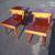 mahogany mid-century modern end tables with drawers - w/delivery 1 thumbnail