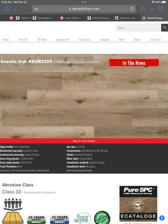 Luxury Vinyl Planks NEW 1