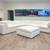 White XL cloud 5pc sectional and ottoman - new 2 thumbnail