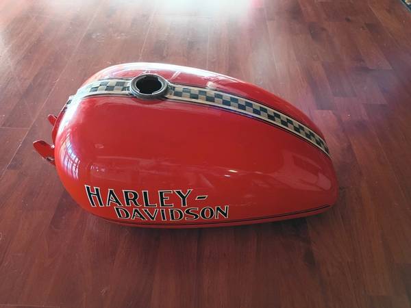 HARLEY DAVIDSON FXE Super Glide SHOVELHEAD Orange Gas Tank AMF 1977 ? Near NOS 1