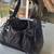 Large black purse X on strap base 3 thumbnail