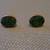Vintage Bracelet, Earrings, & Pin Set - Gold-plated, Green Gem Stones 4 thumbnail