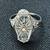 Antique White Gold Diamond Ring 1 thumbnail